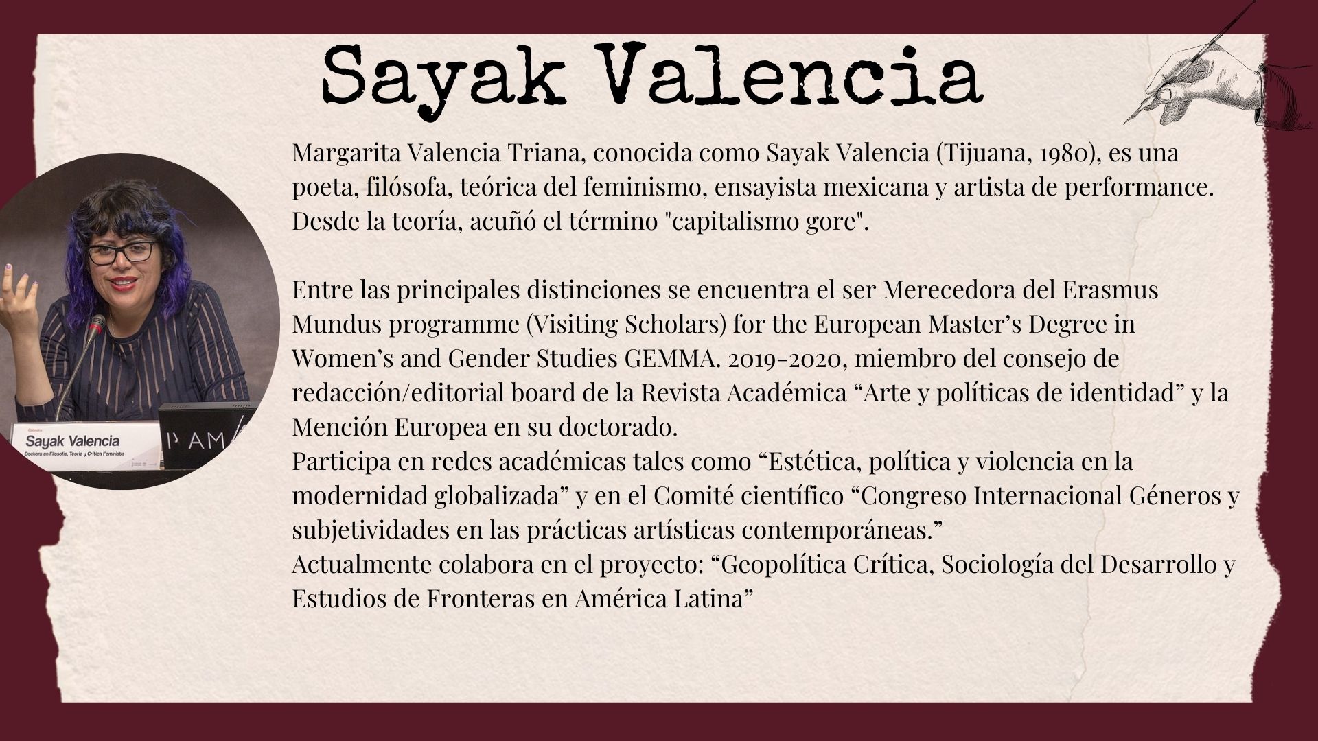 Sayak Valencia 