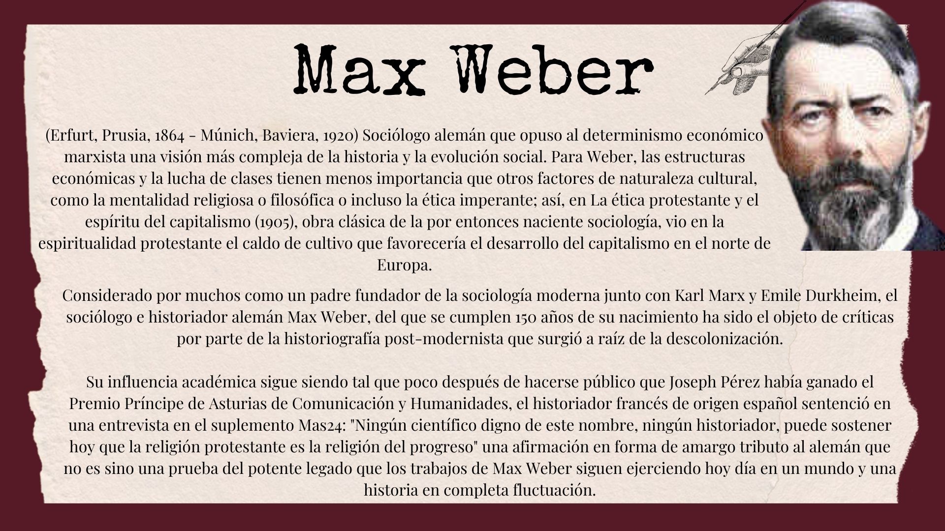 Sobre Max Weber