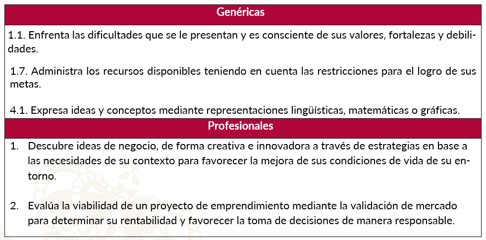 Competencias Capacitación Emprendimiento